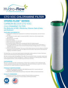 CTO VOC Chloramine Filter
